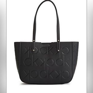 Calvin Klein Leather Tote Bag